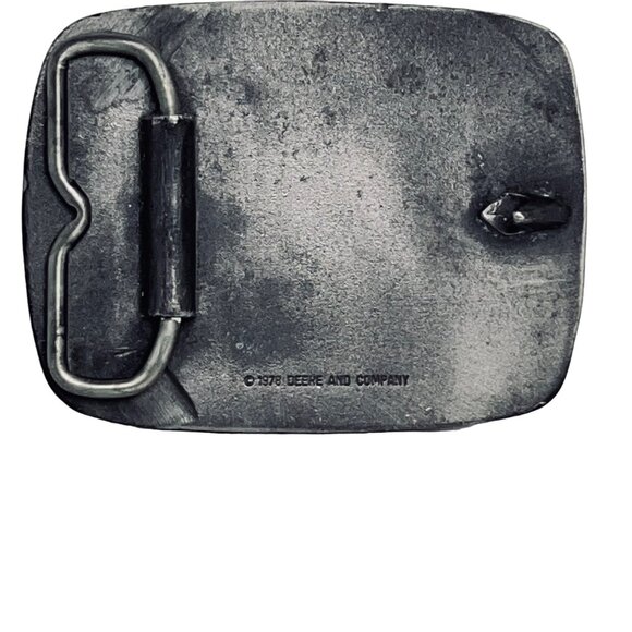 John Deere's New Titans Distressed Western Belt Buckle (5422) - Picture 3 of 4